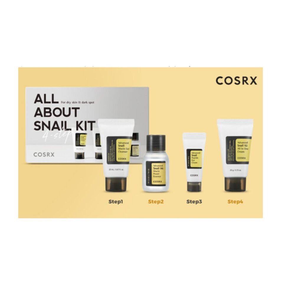 COSRX Advanced Snail Korean Skincare Repairs Soothe Skin 4-PCs Set Travel Size - Picture 8 of 8